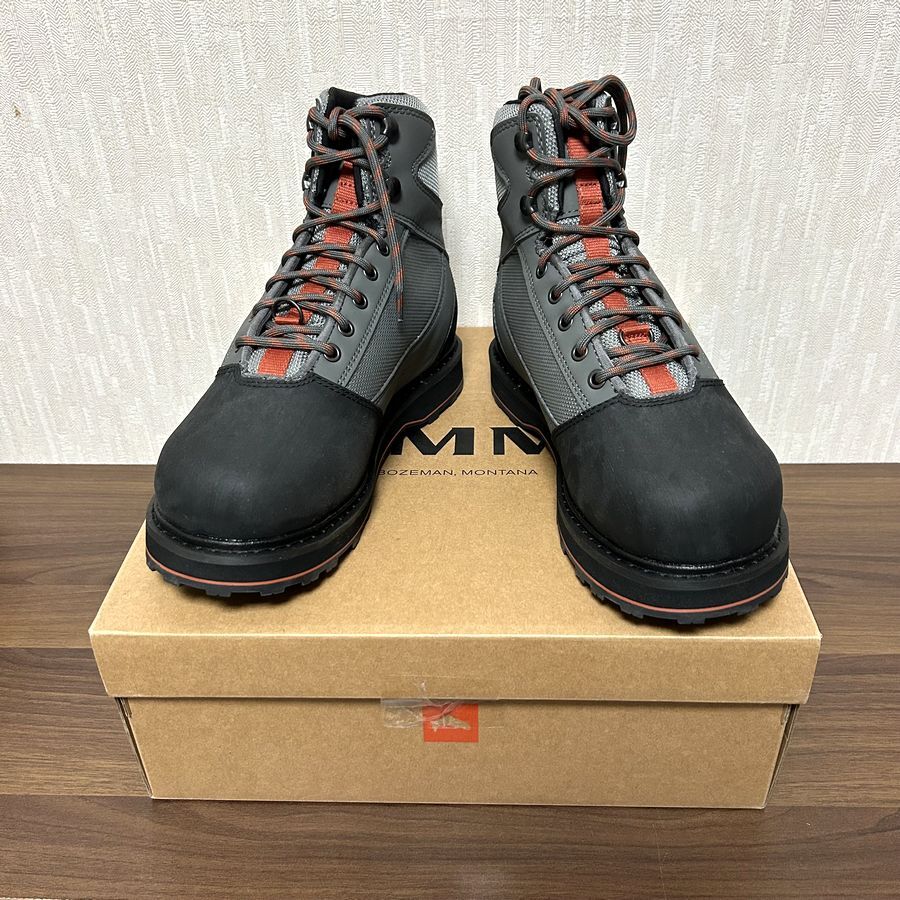 SIMMS TRIBUTARY BOOT Rubber Boots US8 26cm シムス トリビュタリー トリビュトリー ブーツ ウェーダー ガイド ウエーディング