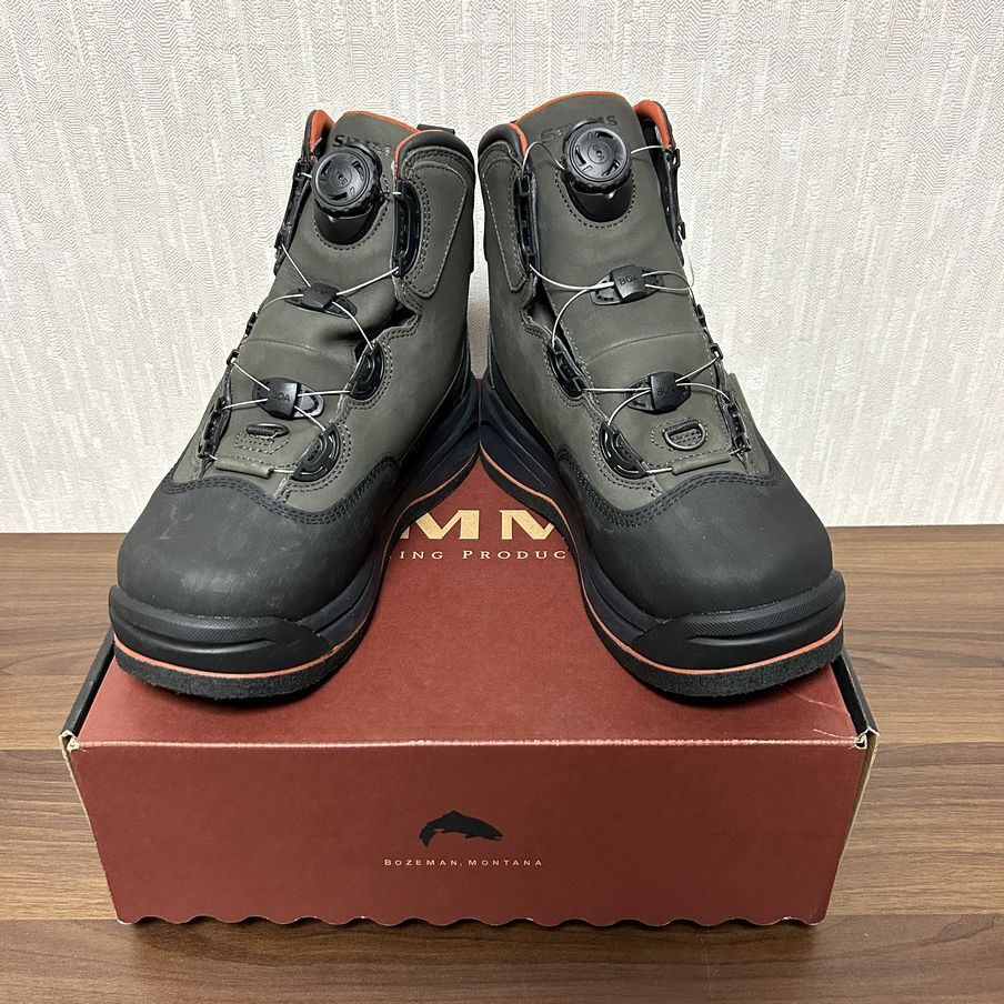 Simms Headwaters Boa Boot Felt US8 26cm フェルト シムス ヘッドウォーター ボア Wading Boots G4 ウェーディング ブーツ ガイド