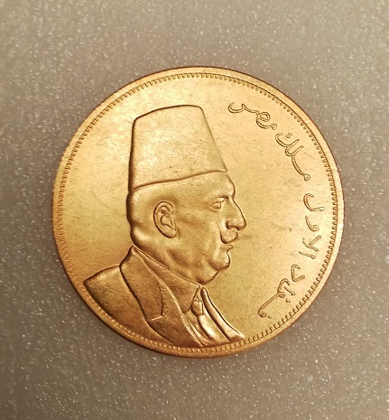 エジプト500ピアストル金貨（ファド）のレプリカ_画像1