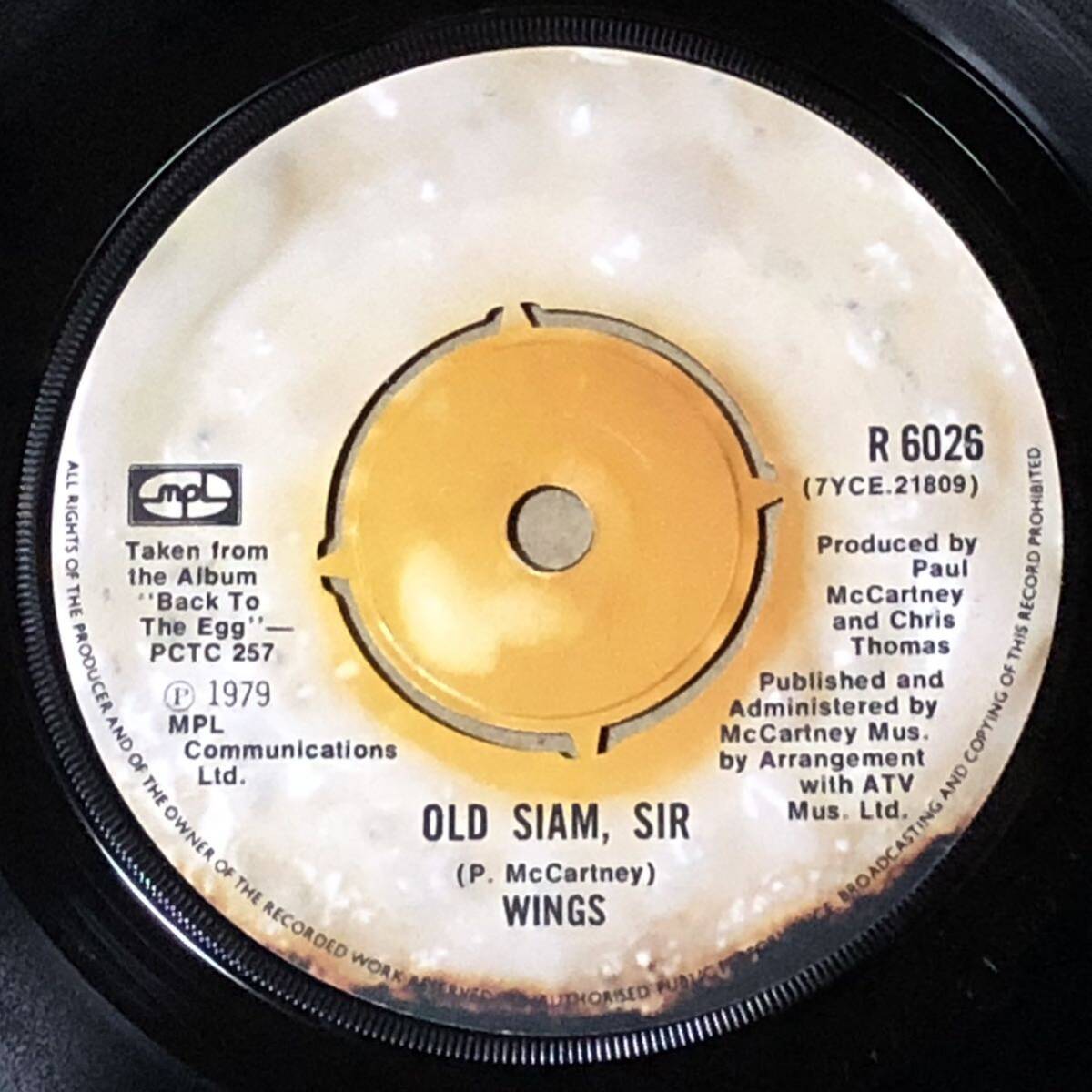 Old Siam, Sir UK Orig 7' Singleの画像1