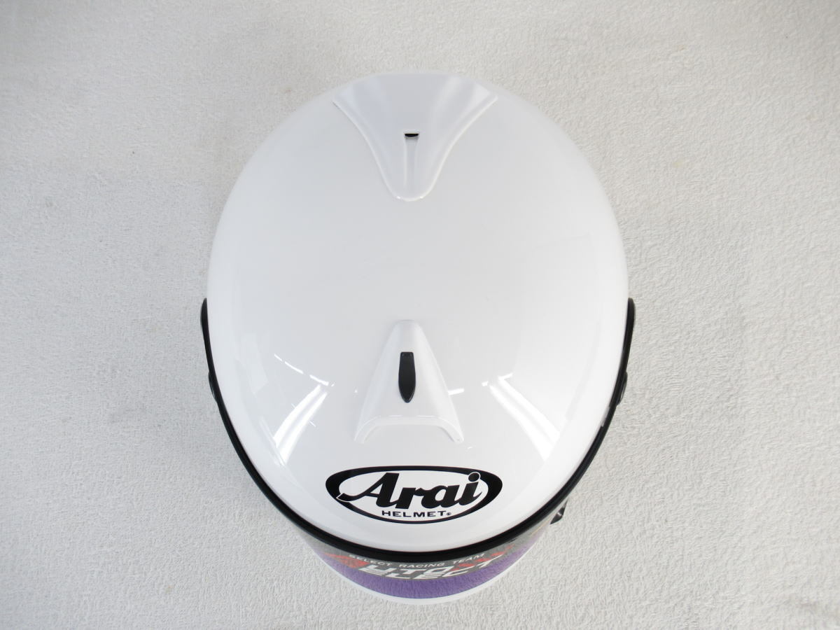 ■060501-022■美品■Arai/アライ■ヘルメット■フルフェイス■4輪用■ホワイト■GP-6S■現状■_画像9