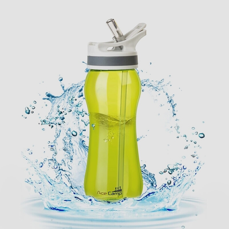 送料無料★AceCamp ストローボトル BPAフリー 女性向き スポーツ 水筒 (600ml グリーン)_画像1