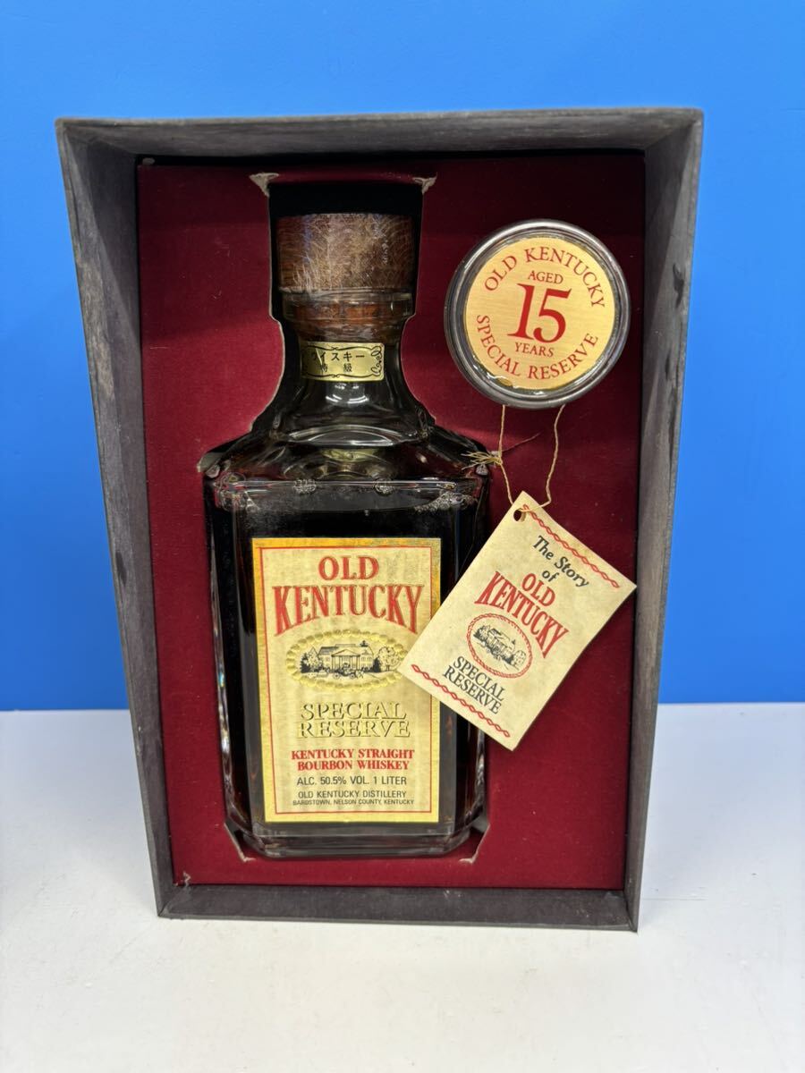 ★ 【未開栓・保管品】OLD KENTUCKY SPECIAL RESERVE BOURBON WHISKEY オールドケンタッキー15年スペシャルリザーブバーボンウイスキー_画像9