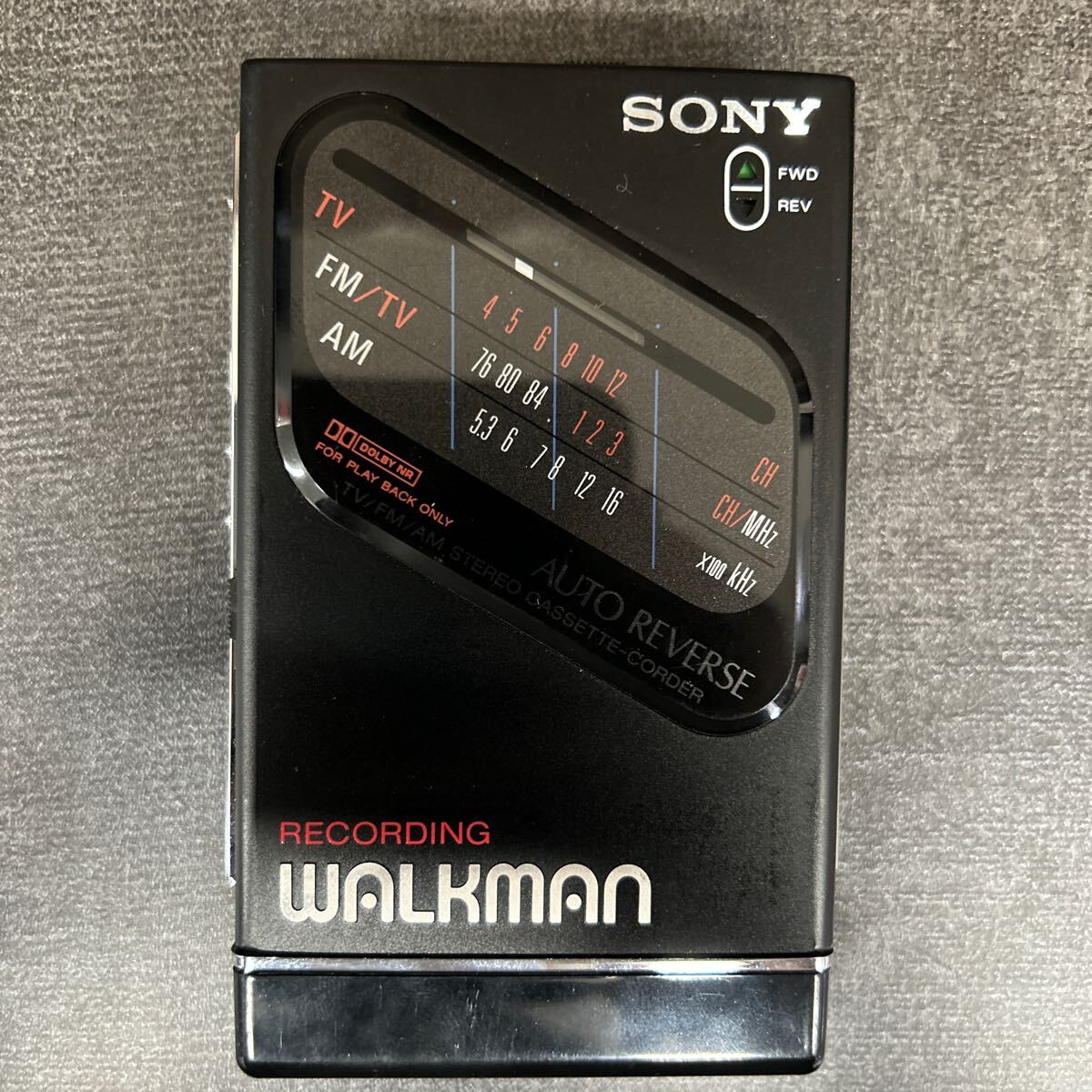 SONY ソニー ウォークマン カセットウォークマン WALKMAN RECORDING WALKMAN ラジカセ FM AM 黒 ブラック WM-F203 