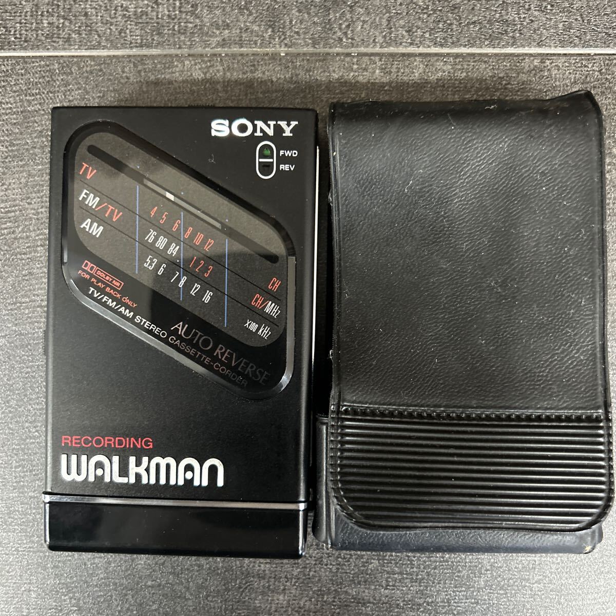 SONY ソニー ウォークマン カセットウォークマン WALKMAN RECORDING WALKMAN ラジカセ FM AM 黒 ブラック WM-F203 