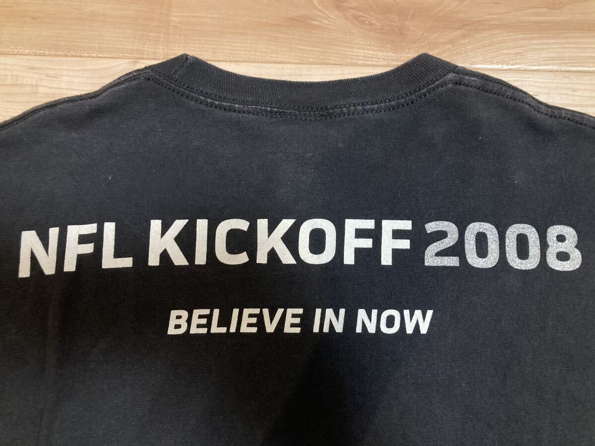 00s 企業コラボ NFL × FedEx 2008年 KICKOFF Tシャツ アメフト アメリカンフットボール ヴィンテージ ブラック XL ゆるだぼ オーバー_画像5