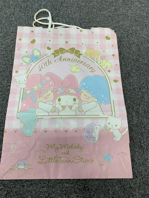  Sanrio 40th Anniversary my mero little Star ki Kirara paper bag shopping bag shopa- shop sack 