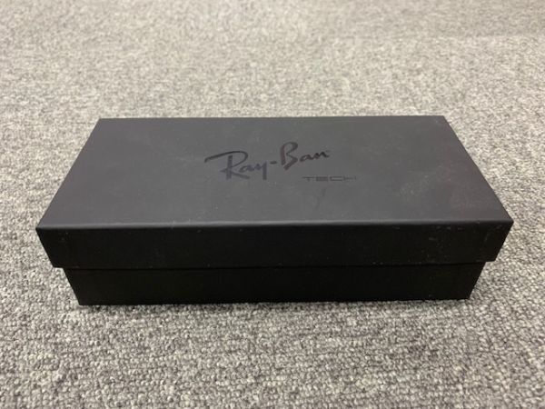 Ray-Ban TECH RayBan пустой коробка коробка кейс магазин коробка бренд футляр для карточек ткань есть очки .. очиститель прекрасный товар 