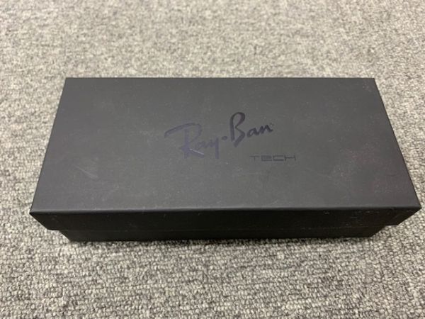 Ray-Ban TECH RayBan пустой коробка коробка кейс магазин коробка бренд футляр для карточек ткань есть очки .. очиститель прекрасный товар 