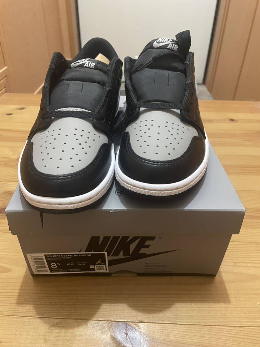 【新品未使用】Nike Air Jordan 1 Retro Low OG Shadow ナイキ エアジョーダン1 レトロ ロー OG シャドウ 26.5cm