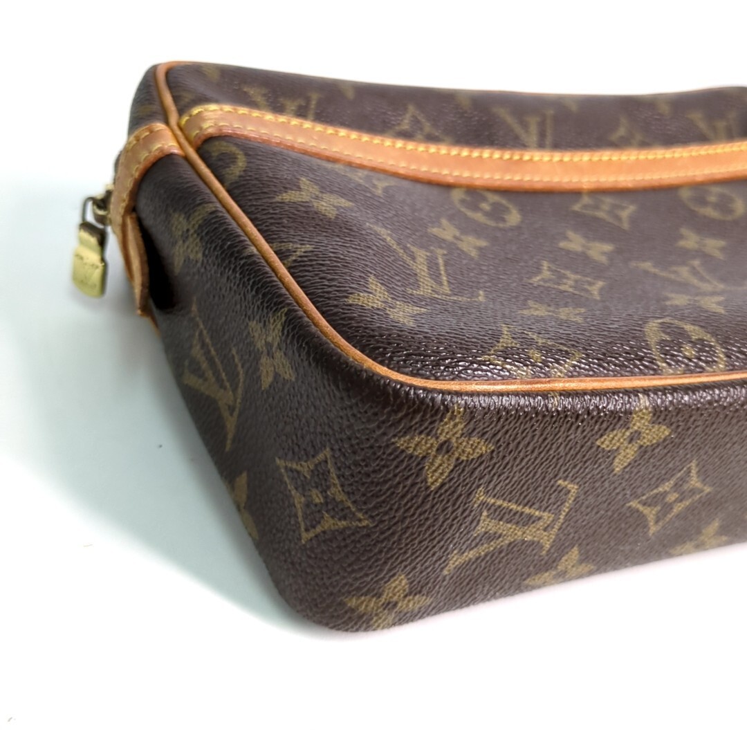 LOUIS VUITTON ルイヴィトン モノグラム コンピエーニュ 23 M51847 ブラウン セカンドバッグ ファスナー開閉 T0514_画像3