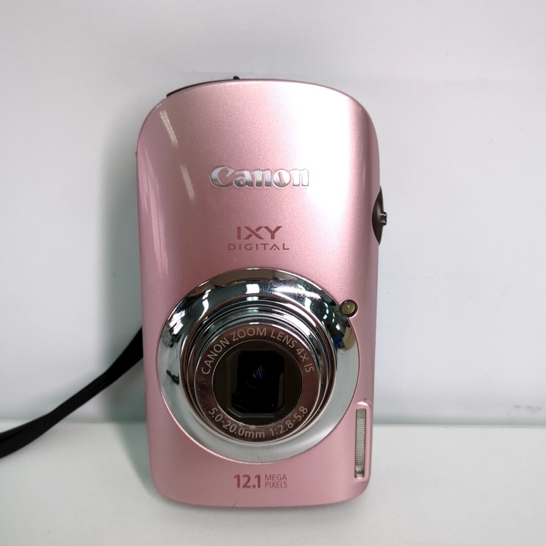 【ジャンク】Canon IXY DIGITAL 510 IS デジタルカメラ コンパクトデジタルカメラ ピンク H0514_画像1