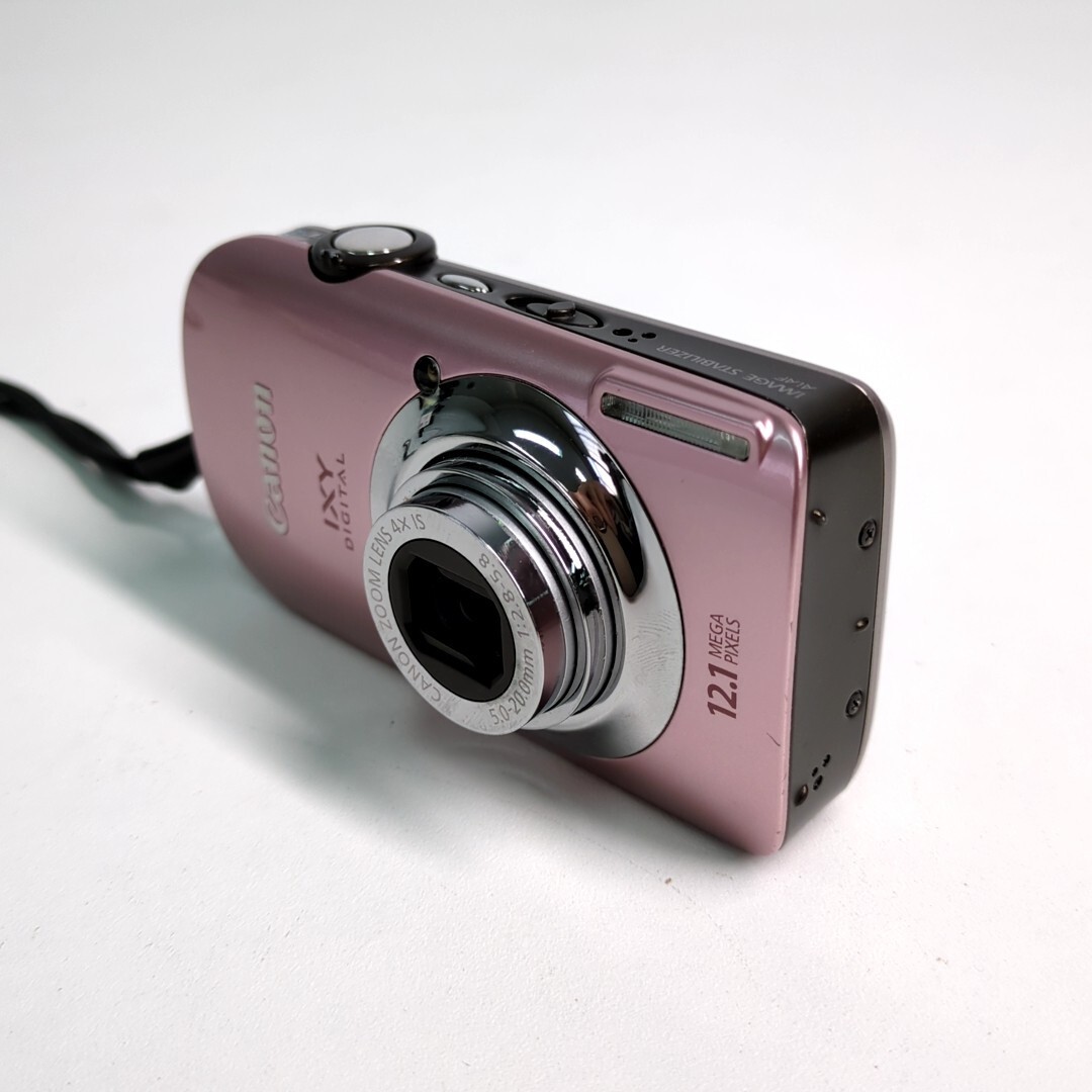 【ジャンク】Canon IXY DIGITAL 510 IS デジタルカメラ コンパクトデジタルカメラ ピンク H0514_画像3