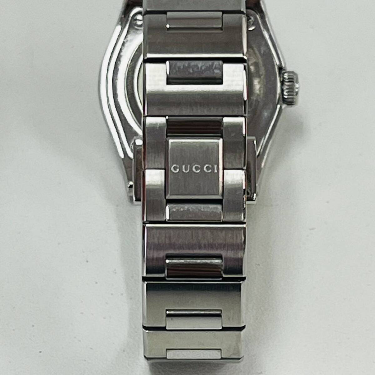 【不動品】グッチ 腕時計 デイト パンテオン 115.2 クオーツ メンズ GUCCI T0521 _画像7
