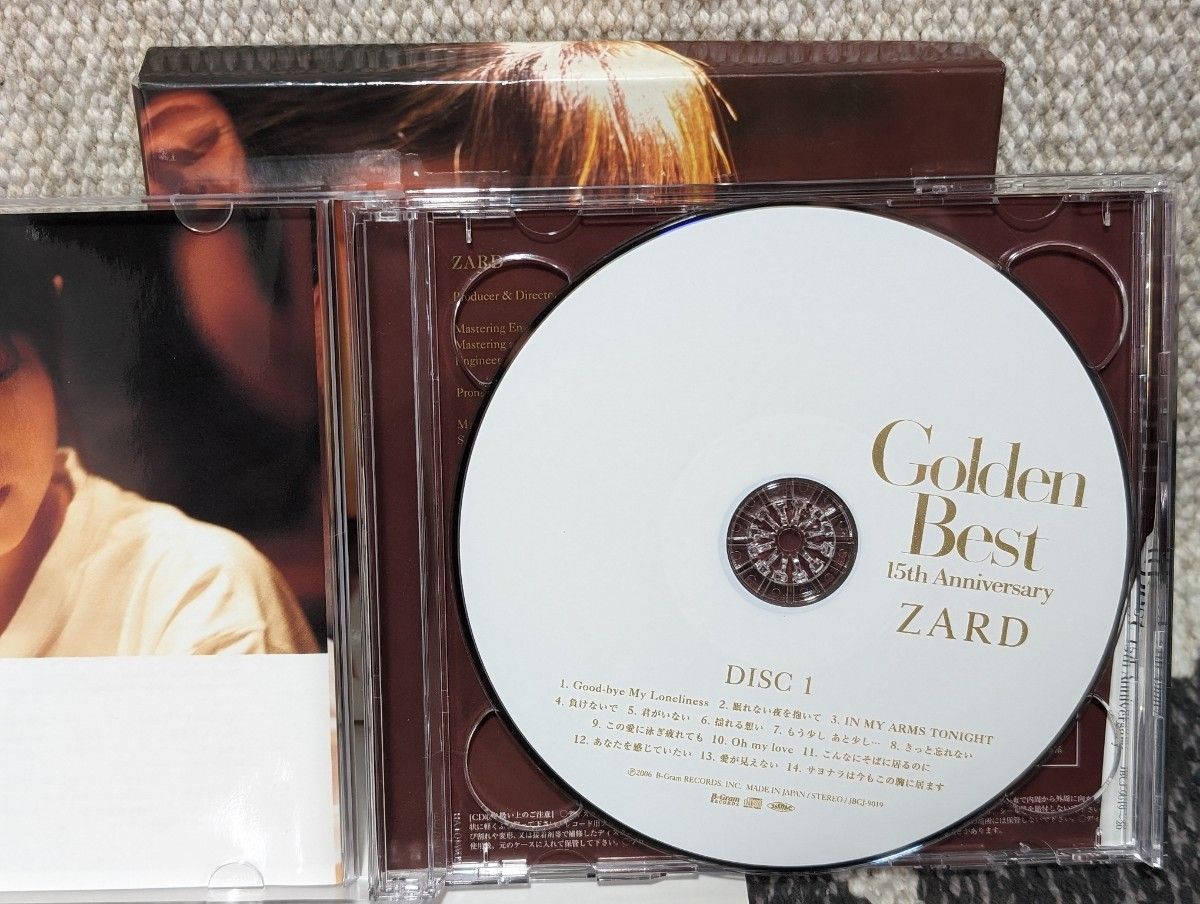 ZARD Golden Best CD ベストCDアルバム 15th Anniversary