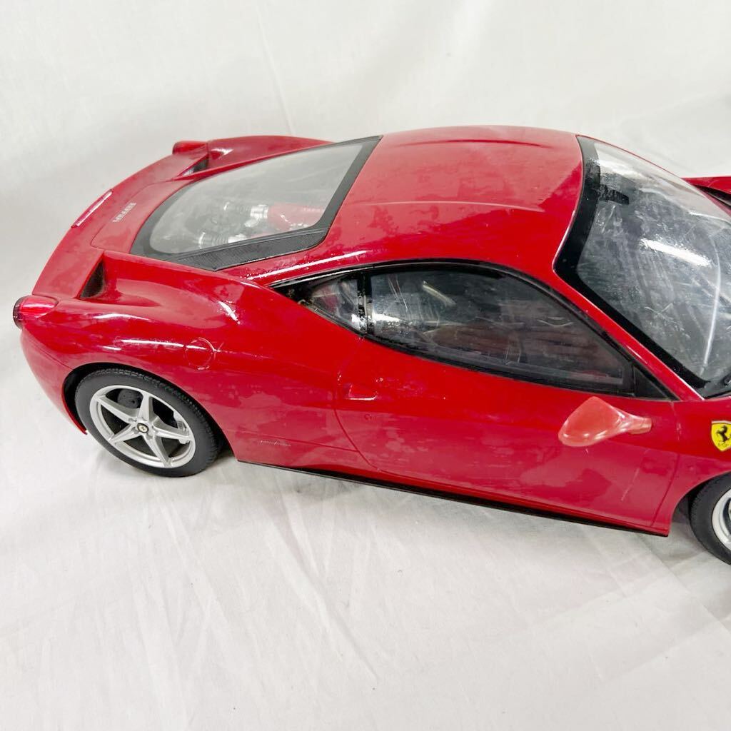 ▲ 現状品 Ferrari フェラーリ ミニカー レッド 458 ITALIA MJX R/C 本体のみ 【OTUS-284】の画像3