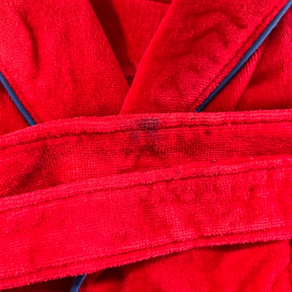 ^ купальный халат свободная домашняя одежда одежда джентльмен для L размер M размер красный темно-синий красный темно-синий загрязнения много есть хлопок 100% MARITEX с коробкой [otay-432]