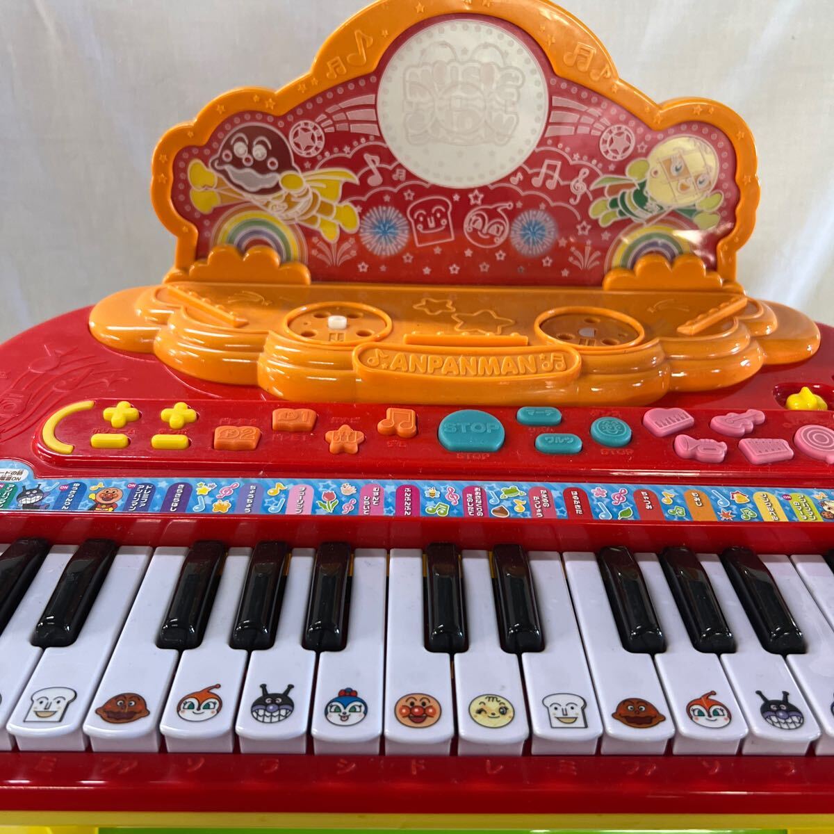 アンパンマン いっしょにステージ ミュージックショー ピアノ キーボード おもちゃ キラ ピカ 楽器 【otus-353】_画像5