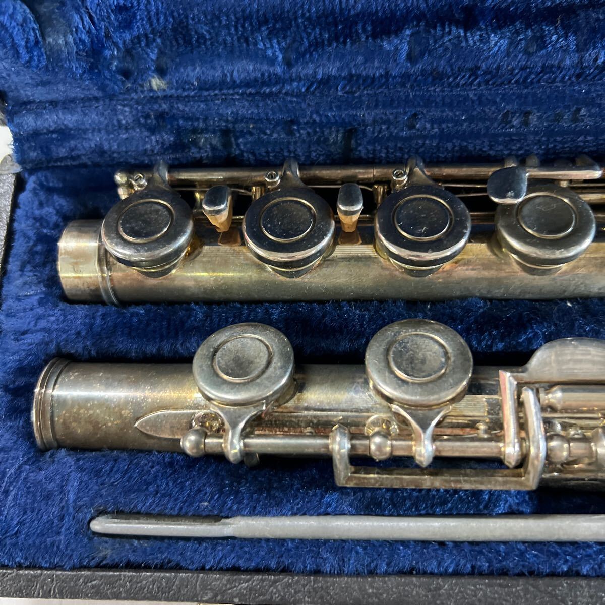 ▲ 現状品 Splendor フルート 管楽器 楽器 吹奏楽 FLUTE 音楽 SILVER 【OTUS-362】_画像6