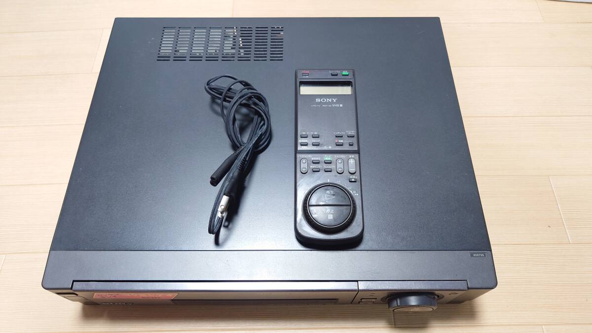 SONY SLV-FX5 ゴク楽ビデオ ソニー VHSビデオカセットレコーダー 　ジャンク品　Defective product_画像8