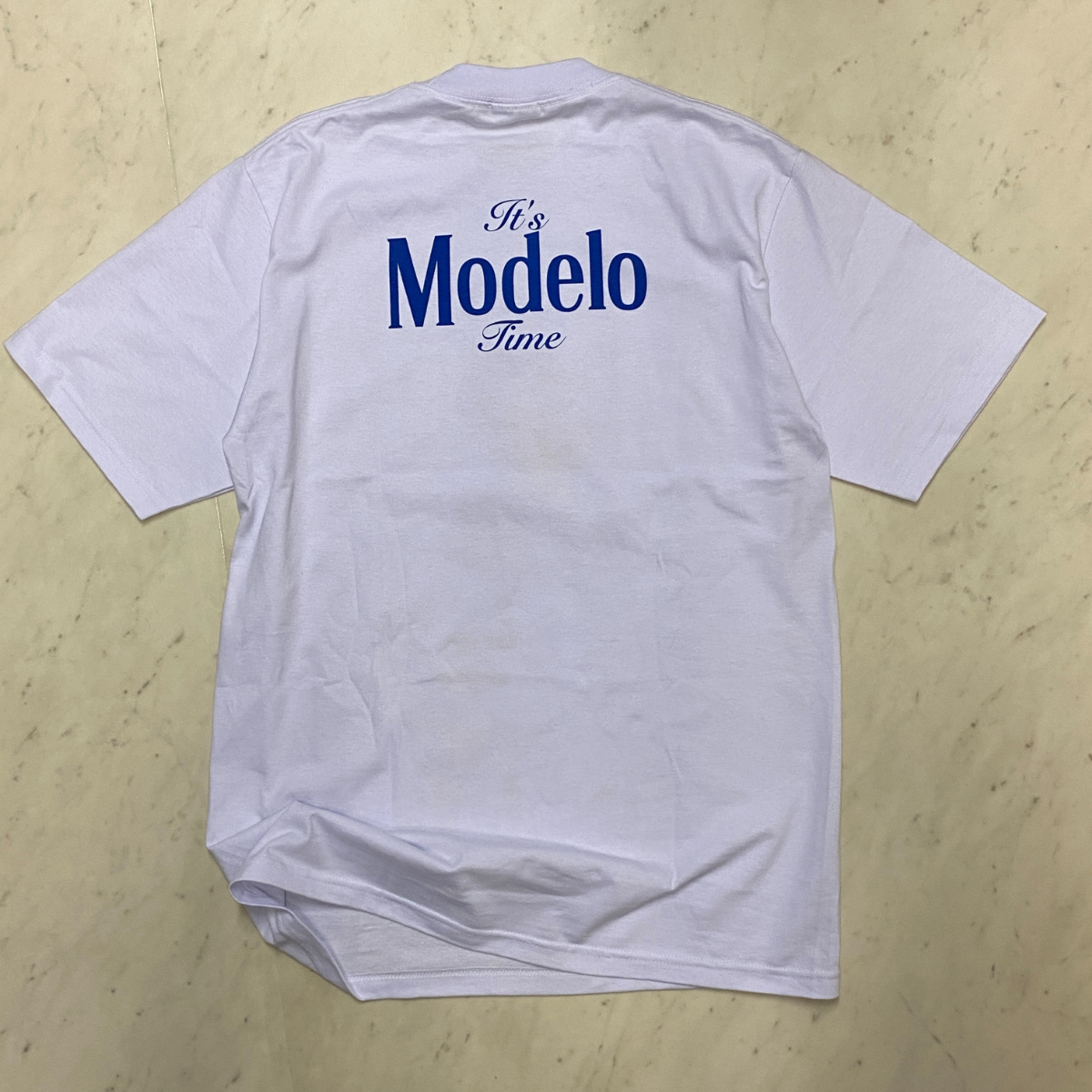 LA発 【2XL】 It's Modelo Time アンダーグラウンド グラフィック ヘビーウェイト 半袖 Tシャツ 白 モデロ Simpsons シンプソンズ チカーノ_画像4