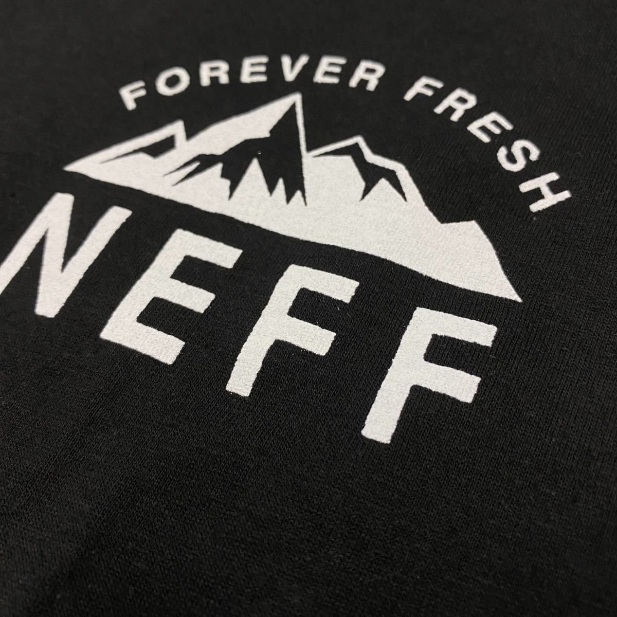 USA正規品 【M】 NEFF USA ネフ FOREVER FRESH フォーエバーフレッシュ グラフィック 半袖 Tシャツ シルクスクリーン 黒 バックプリント