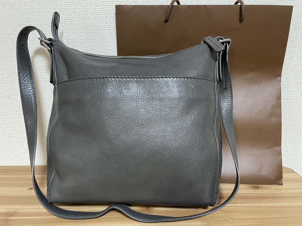 ●１４５００円即決・送料込み● HIROFU　ヒロフ　２ＷＡＹ　ショルダー　レザーバッグ_画像4