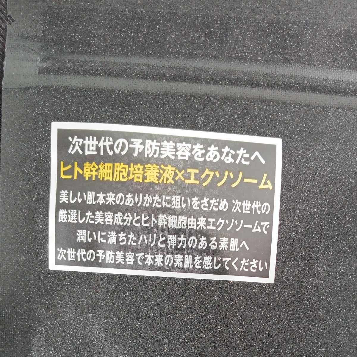 未開封未使用 フェイスマスク THE STEM CELL FACE MASK ヒト幹細胞培養液 エクソソーム 吸着型ヒアルロン酸 