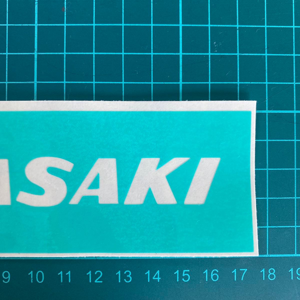 KAWASAKI 大文字　マスキングステッカー