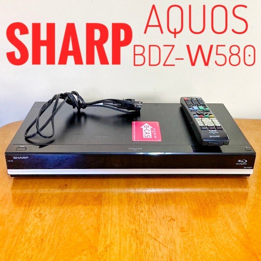 SHARP シャープ AQUOS ブルーレイレコーダー HDD 500GB 2チューナー 2番組同時録画 BD recorderの画像1