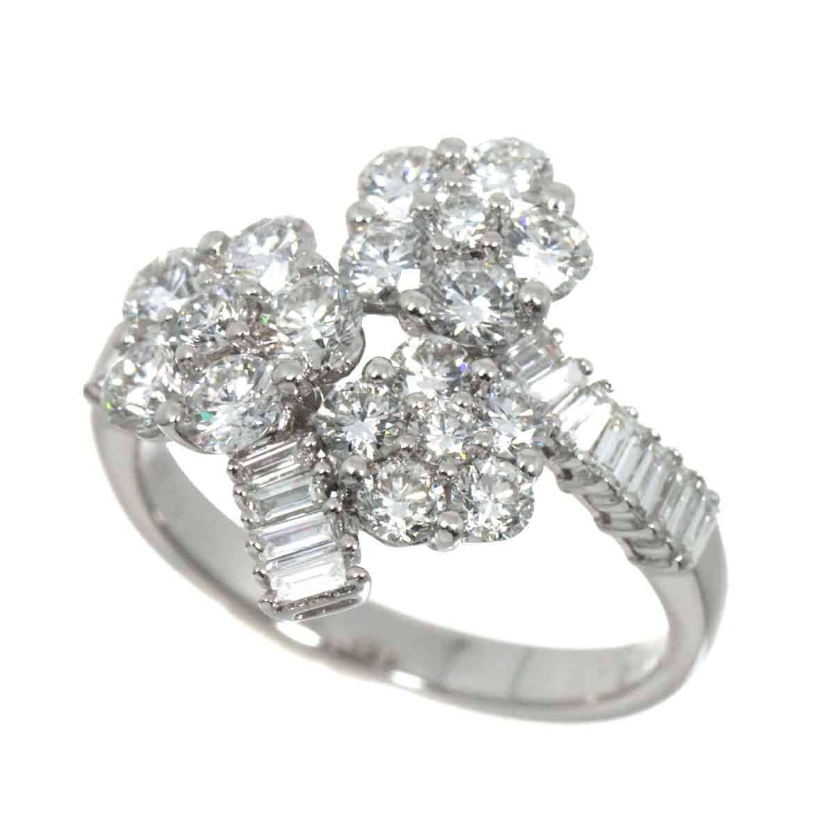リング 13号 ダイヤ 1.89ct K18 WG ホワイトゴールド 750 指輪 Diamond Ring 90229966_画像3