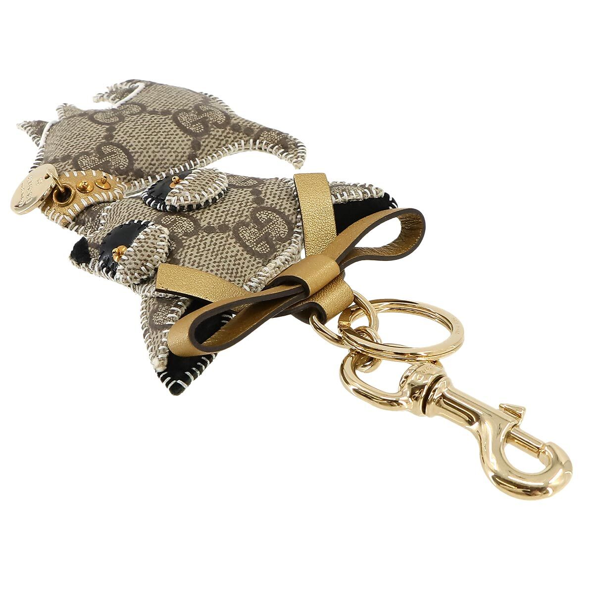 新品同様 グッチ GUCCI グッチョリ GGスプリーム チワワ バッグ チャーム キーリング マルチカラー 206081 Bag Charm 90232088_画像4