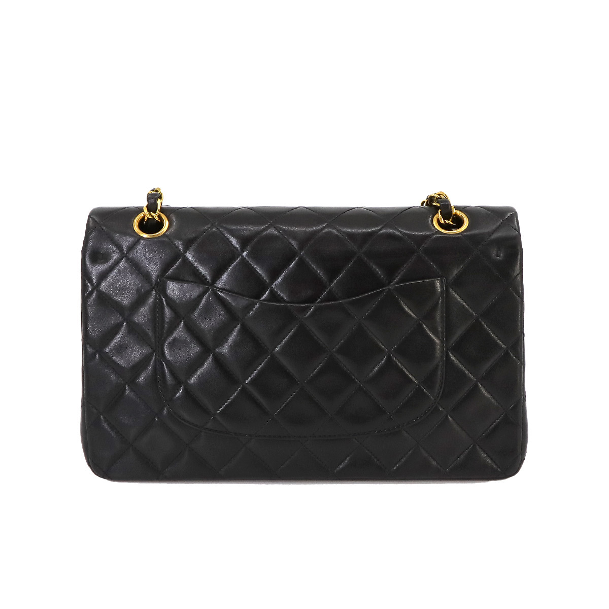 新品同様 シャネル CHANEL マトラッセ 25 チェーン ショルダー バッグ レザー ブラック A01112 ゴールド 金具 ヴィンテージ 90231711_画像2