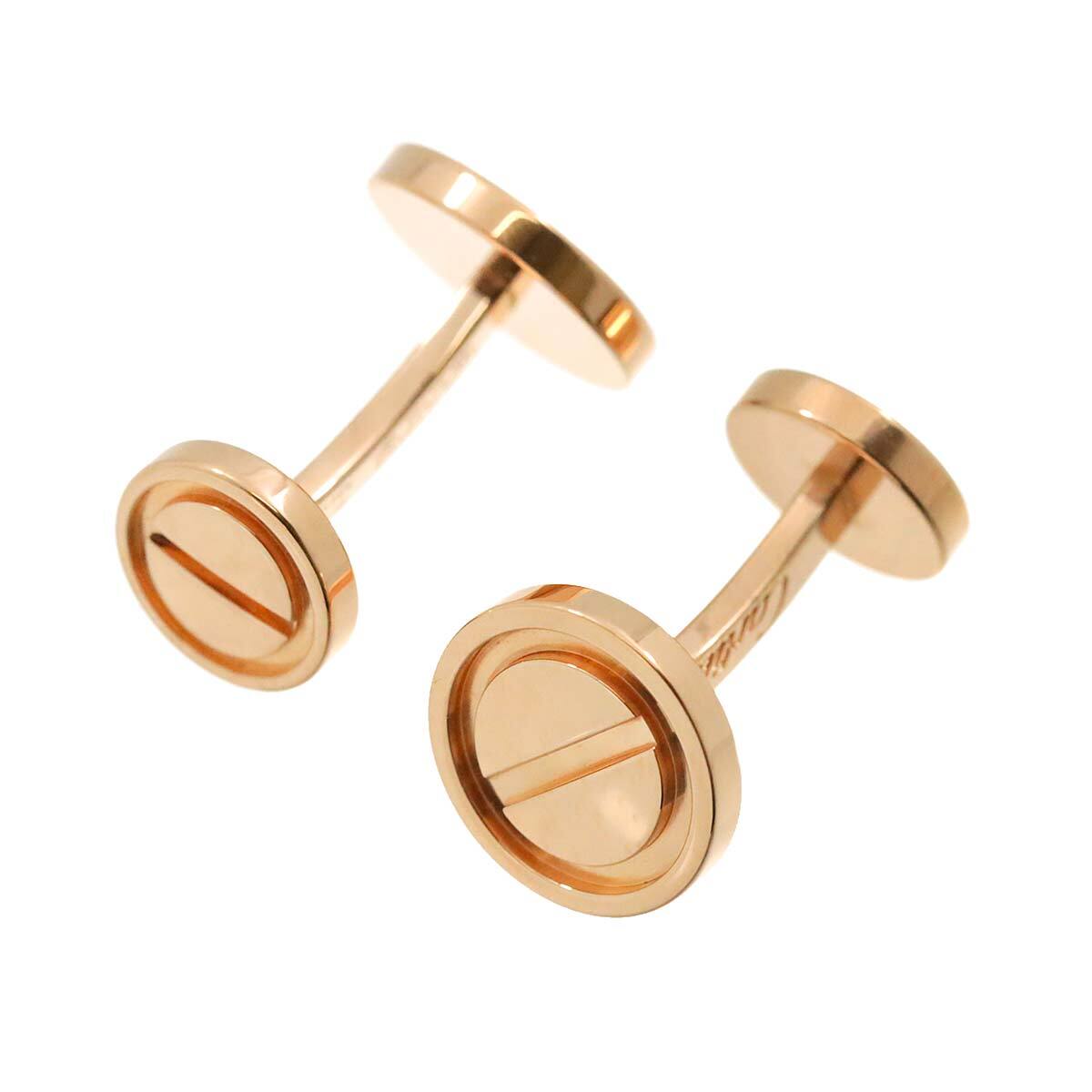 カルティエ Cartier ラブ カフス K18 PG ピンクゴールド 750 Cuff links【証明書付き】 90228858_画像5