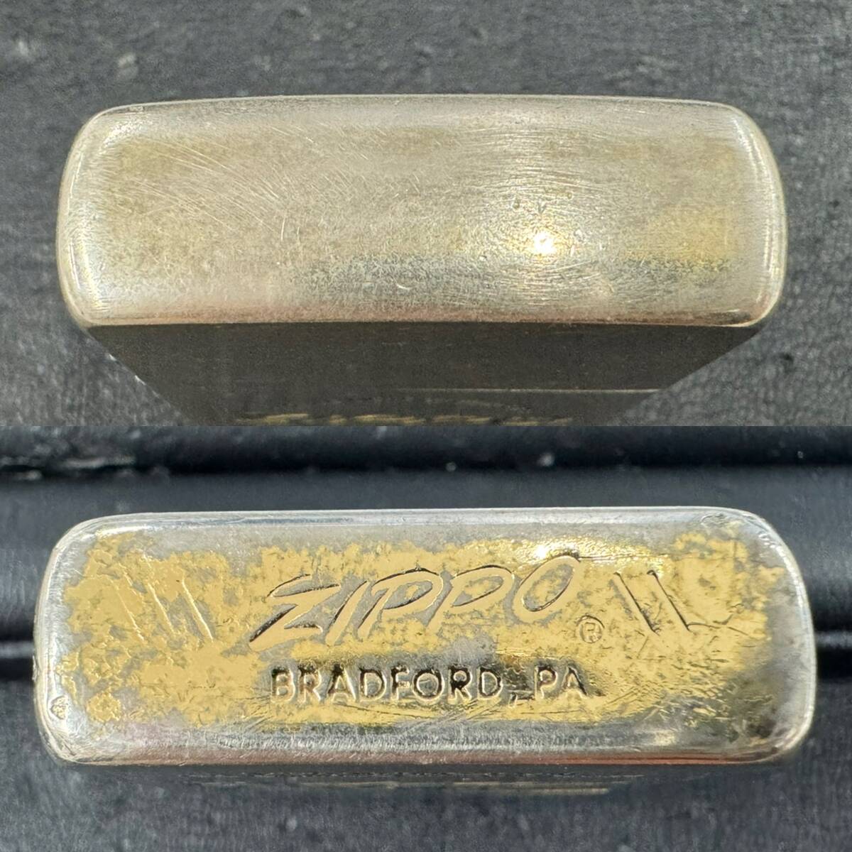 ★3点まとめ ZIPPO ジッポー ブラックバス 1932/ZIPPO 斜体 ハート/NEW YORK DESIGN シルバー ゴールド ライター 喫煙具 【中古】まとめ⑤_画像6