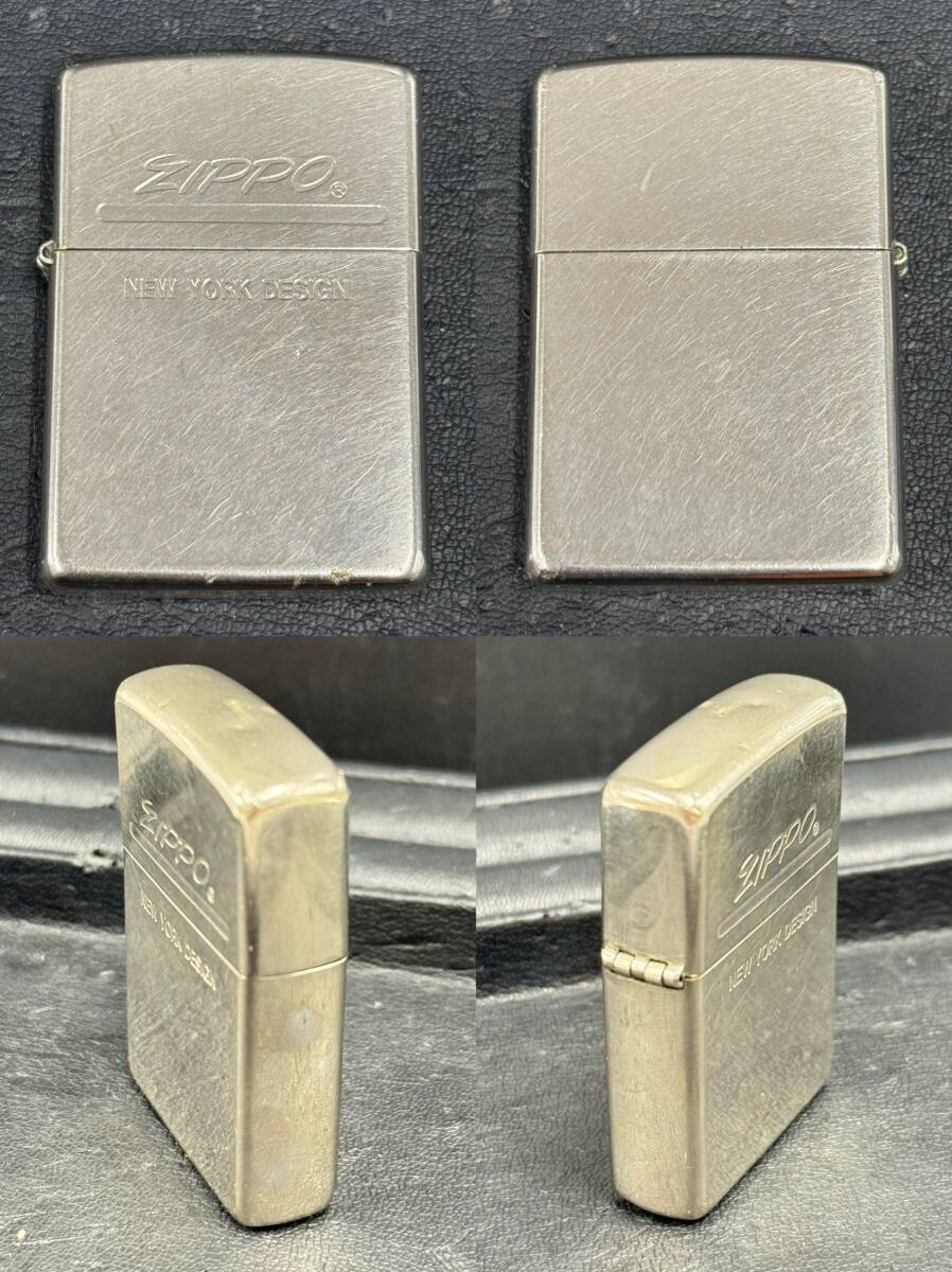 ★3点まとめ ZIPPO ジッポー ブラックバス 1932/ZIPPO 斜体 ハート/NEW YORK DESIGN シルバー ゴールド ライター 喫煙具 【中古】まとめ⑤_画像8