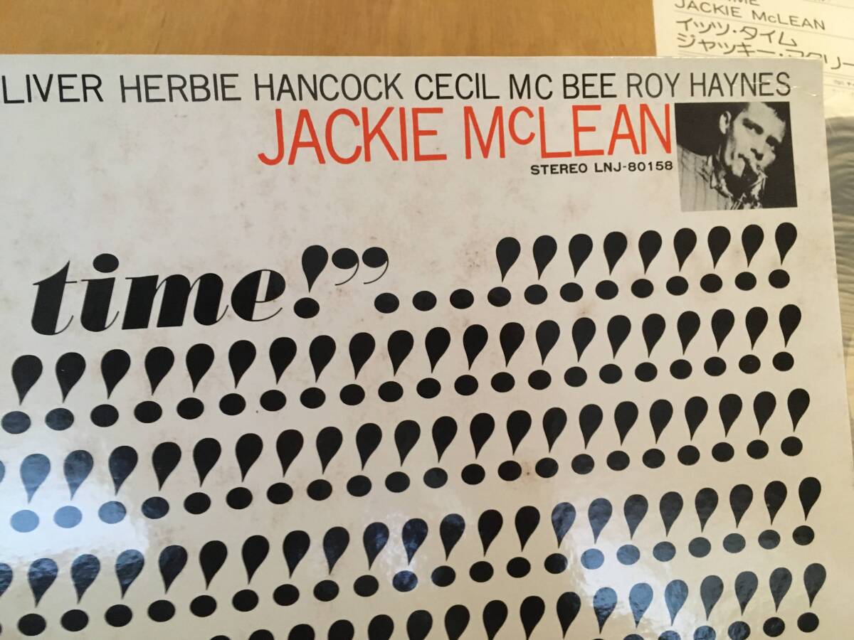 ◎77年国内初版 コートジャケ Jackie McLean / It's Time! / Blue Note / Charles Tolliver Cecil McBee_画像4