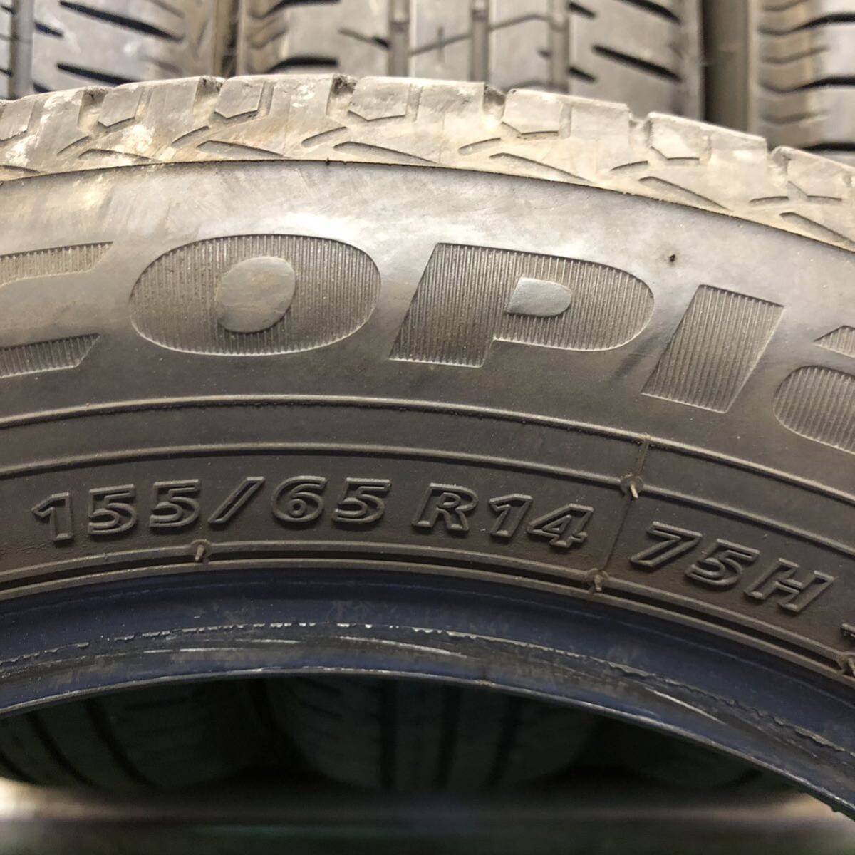 BS　ECOPIA　NH200C　155/65R14　72V　極上バリ山4本価格　G-118　福岡　★引き取り大歓迎★千円スタート★早い者勝ち★人気のサイズ★_画像9