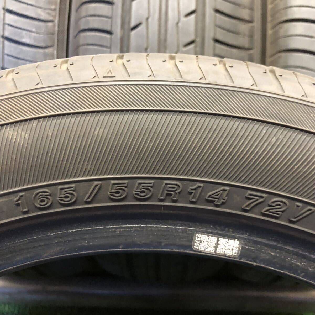 YOKOHAMA　BLUEARTH-ES　ES32　165/55R14　72V　バリ山4本価格　G-200　福岡　★引き取り大歓迎★22年製★格安スタート★早い者勝ち★_画像9