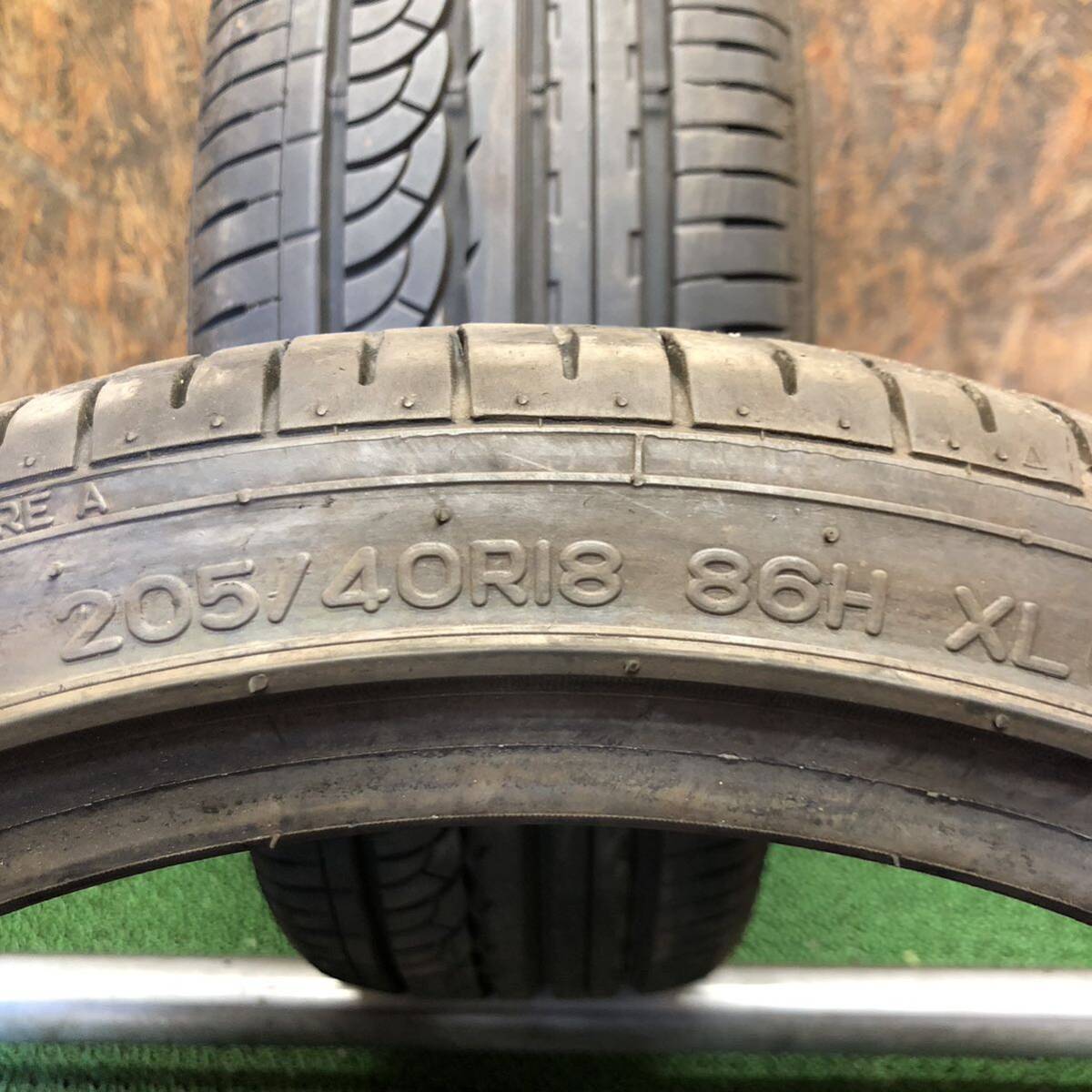 NANKANG　AS-1　205/40R18　86H　XL　極上バリ山2本価格　G-217　福岡　★引き取り大歓迎★格安スタート★早い者勝ち★23年製★_画像5