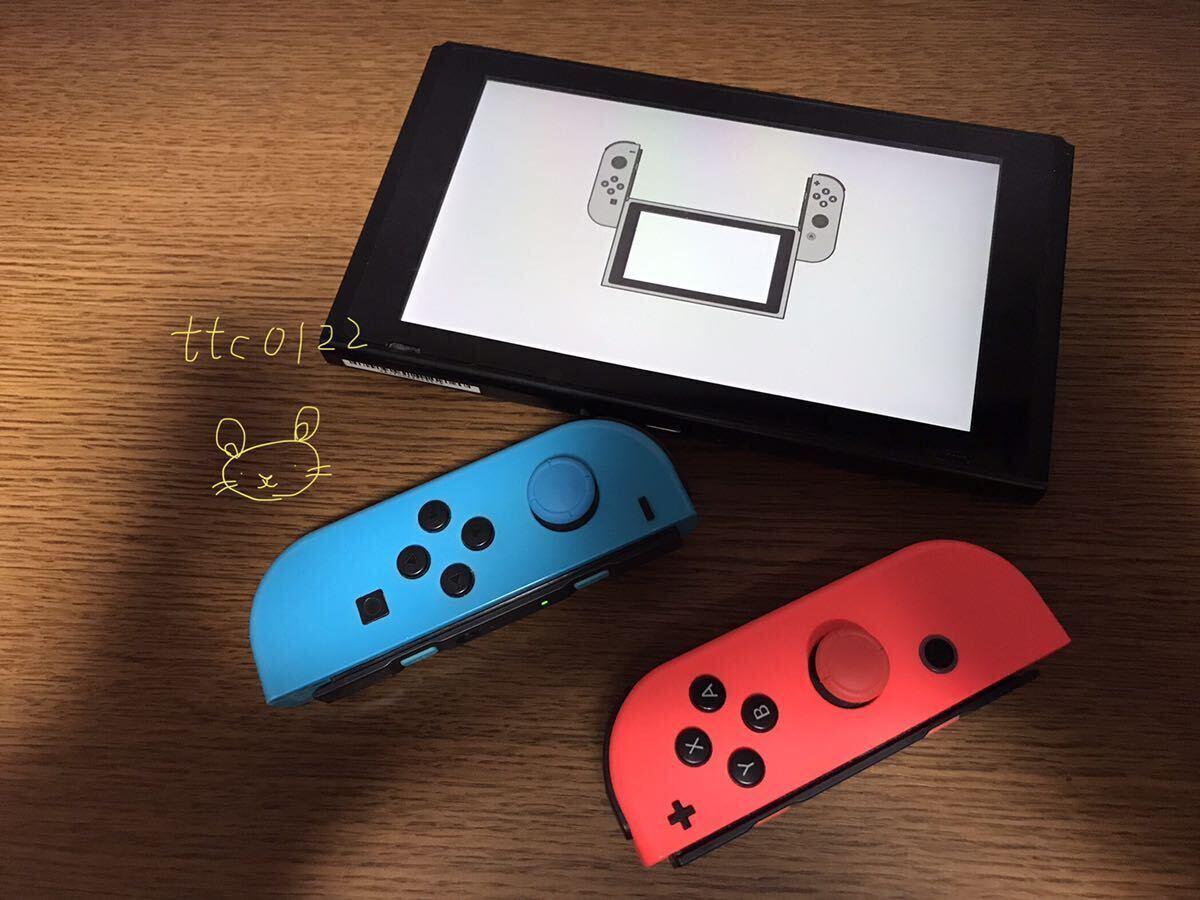 ジャンク品 任天堂 Nintendo Switch(ニンテンドースイッチ) 本体 & ケース セット 初期化済 _画像5
