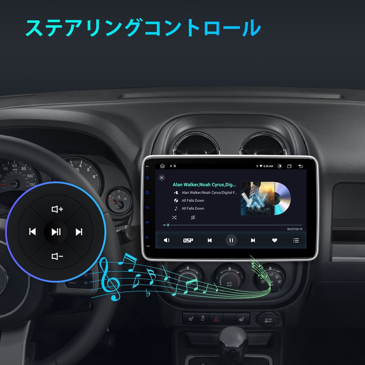 DIE123L★ задний  камера  бесплатно  включено ! XTRONS 1din  машина  navi  10.1 дюймов  Android12  автомобиль ...PC 4G... SIM поддержка Bluetooth iphone Carplay  зеркало   кольцо  