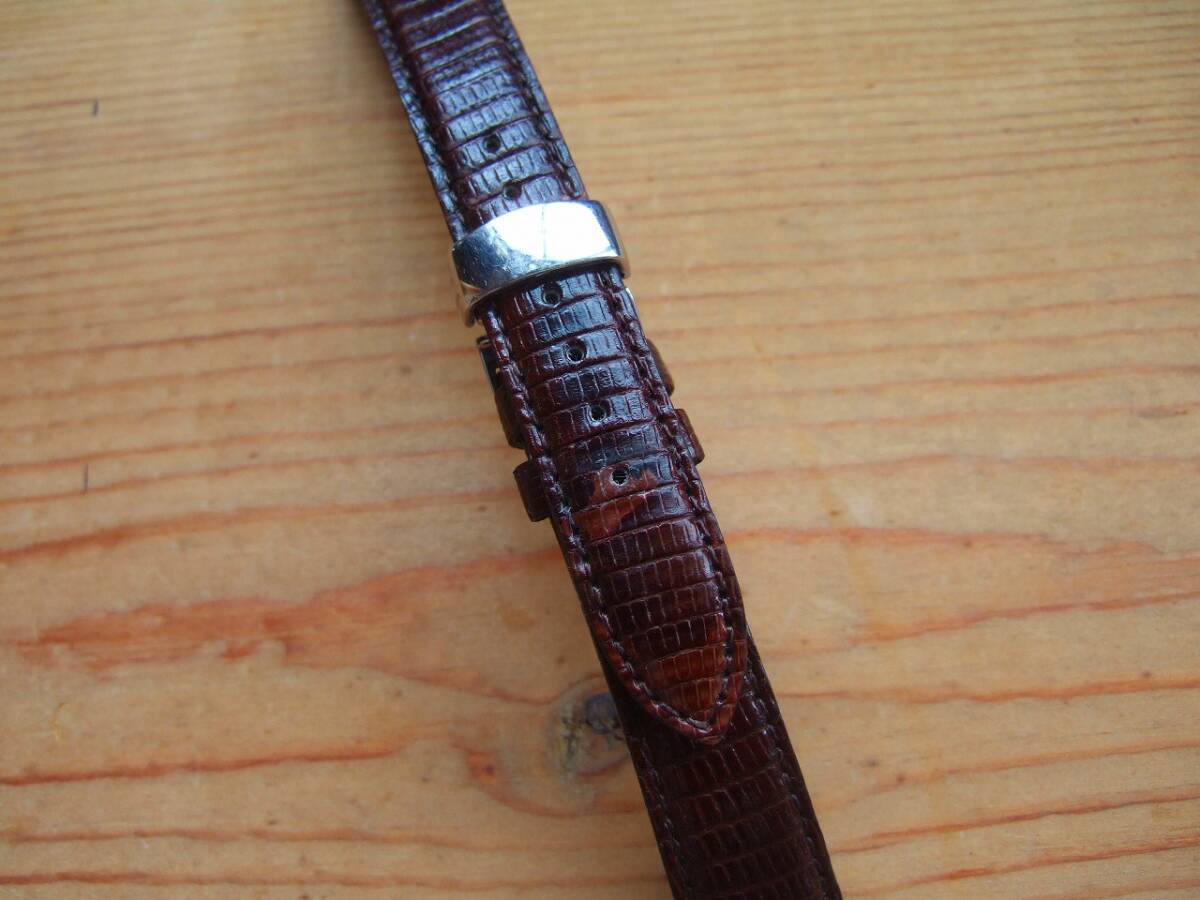 Mimosamimo The наручные часы ремень D пряжка часы частота ящерица LIZARD Lizard 16mm Brown светло-коричневый тон 