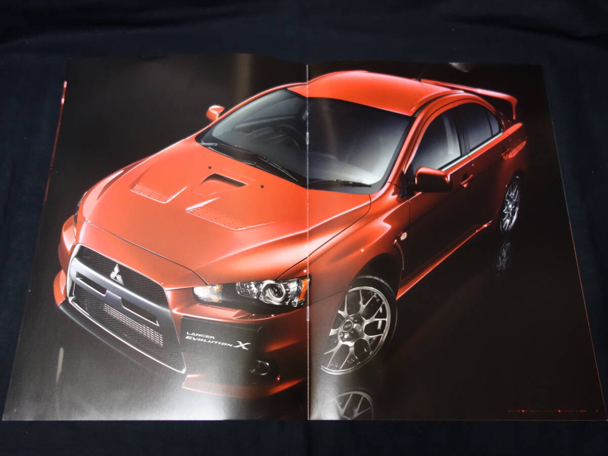 [ after market . materials ] Mitsubishi Lancer Evolution Ⅹ CZ4A type exclusive use new car departure table hour business for materials / catalog / Lancer Evolution / 2007 year [ at that time thing ]