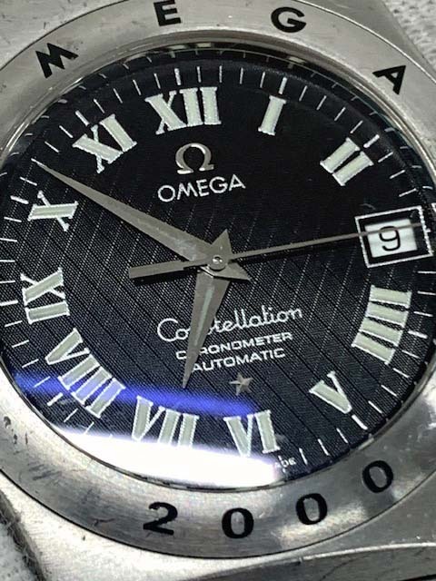 オメガ☆OMEGA☆Constellation☆chronometer☆AUTOMATIC☆ミレニアム☆限定品☆黒文字盤☆稼働品☆美品の画像7