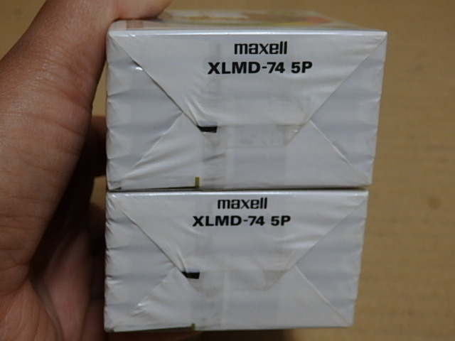 !〇超レア!! 未開封品 高音質MD カセット ディスク maxell XL 74 XLMD-74 計10枚 室内保管品 未使用品_画像7
