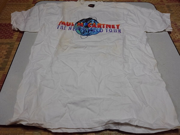 ●　ポール・マッカートニー 1993 THE NEW WORLD TOUR 【　Tシャツ　】　サイズXL_画像1