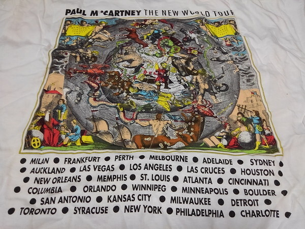 ●　ポール・マッカートニー 1993 THE NEW WORLD TOUR 【　Tシャツ　】　サイズXL_画像5