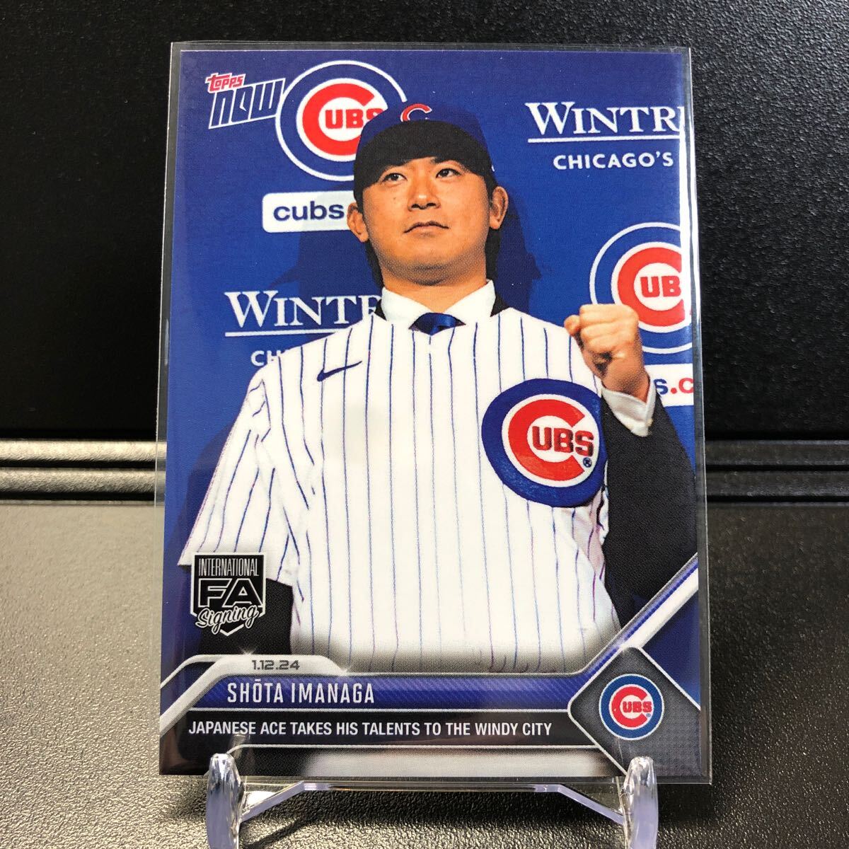 今永昇太 Shota Imanaga - 2024 MLB TOPPS NOW Topps JP Card OS-27 Cubs _画像1