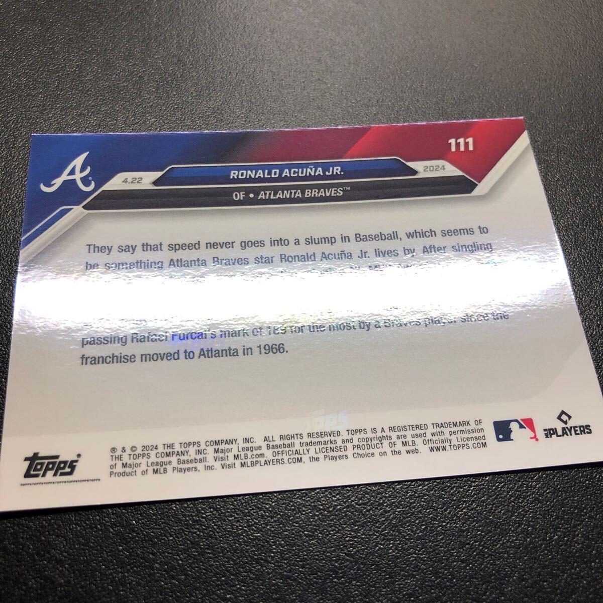 Ronald Acuna Jr. - 2024 MLB TOPPS NOW Card 111_画像10